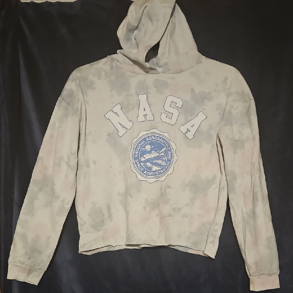 Tie-Dye Hoodie  Nasa Sweatshirt